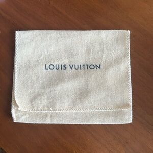 Louis Vuitton small leather goods dustbag